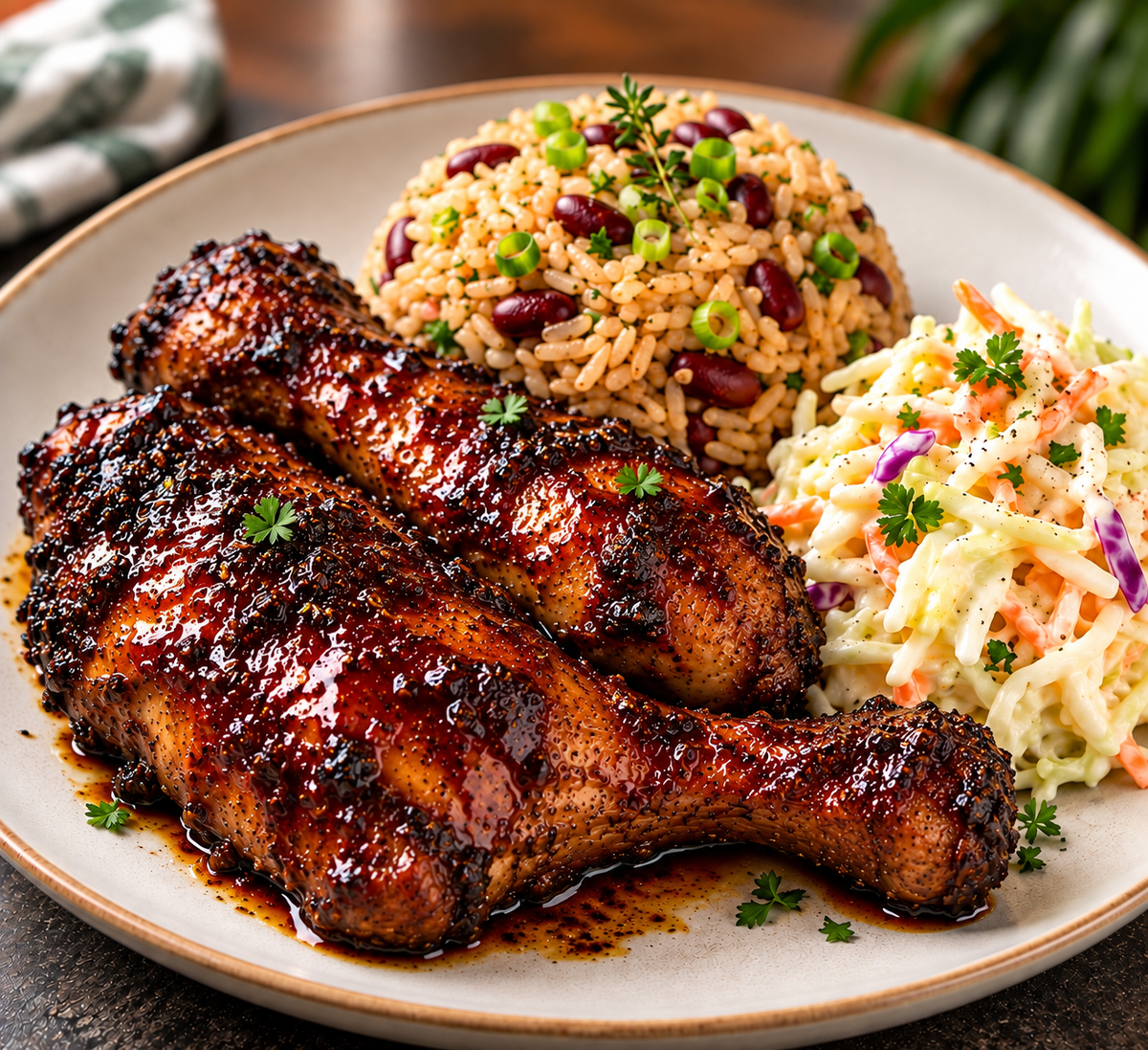 Grilled BBQ Jerk Chicken